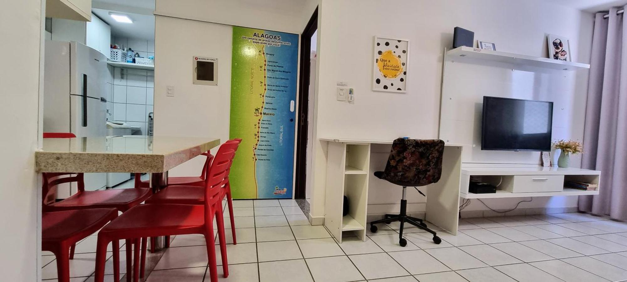 Ferias - Apto Completo E Totalmente Climatizado A 100m Maceió